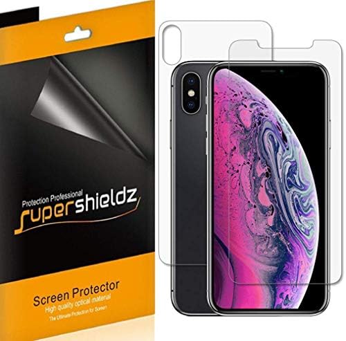 SuperShieldz projetado para Apple iPhone XS Max Full Corpo Anti -Glare Screen Protector