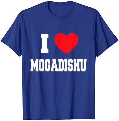 Eu amo camiseta Mogadíscio