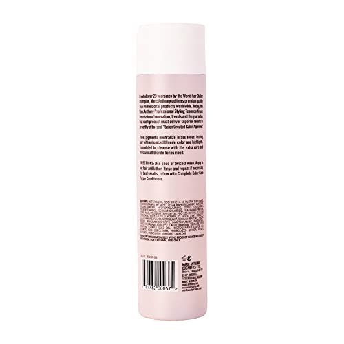 Marc Anthony Complete Color Care Shampoo para loiras e destaques, 8 onças