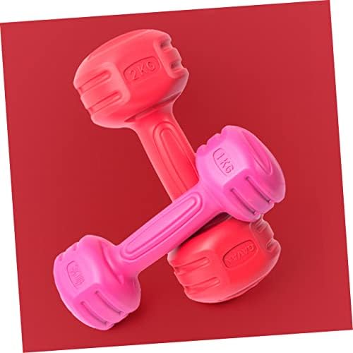 CLISPEED 1PC Playset Indoor Playset Educational Toddler Toys Kids Sports Toys Kids Perda de peso Pesos da mão Horteiros Dumbbells