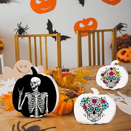 Decoração de bandeja em camadas de Halloween Decoração de caveira de açúcar Dia do dia das decorações mortas Halloween Pumpkin Tiened