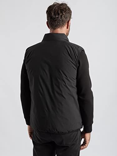 Jaquetas para homens jaquetas homens jaquetas homens corrigiram o rosto duplo zip up coletes de casaco de inverno para homens