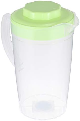 Jarro de chá gelado arremessador de chá gelado 2l grande jarra plástica com tampa de água fria quente jarro para bebida jarra