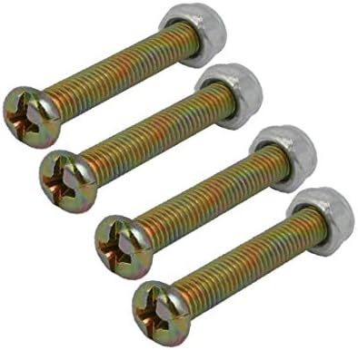 X-Dree 4pcs 1,85 polegada Roda de pinça de 19mm de 19mm Castro de freio giratório para berço (4pcs 1,85 Pulgadas dia Rueda 19 mm