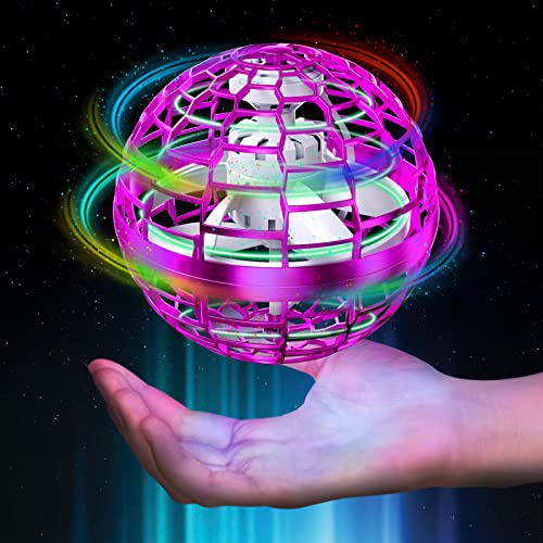 Brinquedos de bola voadora pitklg 2023 Atualizado para o orb de orb de orb vôo RGB LUZES LED BOODRESS BOODRES