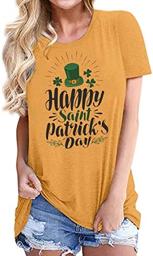 Camiseta de impressão gráfica de St. Patrick feminina Roul Roul