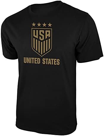 Icon Sports Federação de futebol dos EUA USWNT T-shirt de logotipo adulto