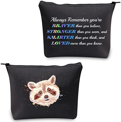 CMNIM Raccoon Gifts Raccoon Maquiagem de maquiagem Cosmética Bolsa de guaxinimedores Presentes de guardana