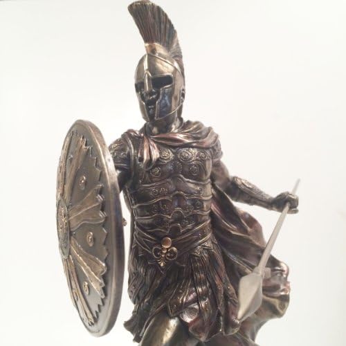 Wu Sale - Aquiles Unleashed com Spear & Shield Statue Sculpture Statuine Troy