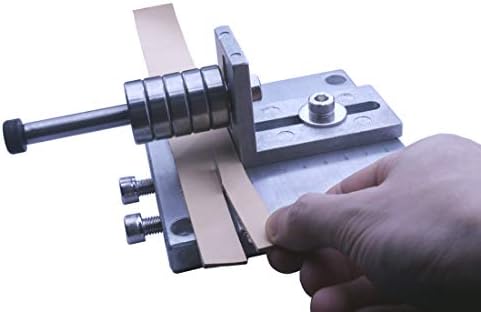 Máquina de cortador de cinta de couro ampseven - Corte profissional de cinto de corte de tira de couro de alumínio