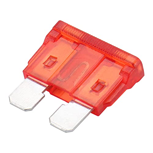 Baomain Blade Fuses ATC-10 10A Fusível de ação rápida para pacote vermelho de caminhão de carro automotivo de 50