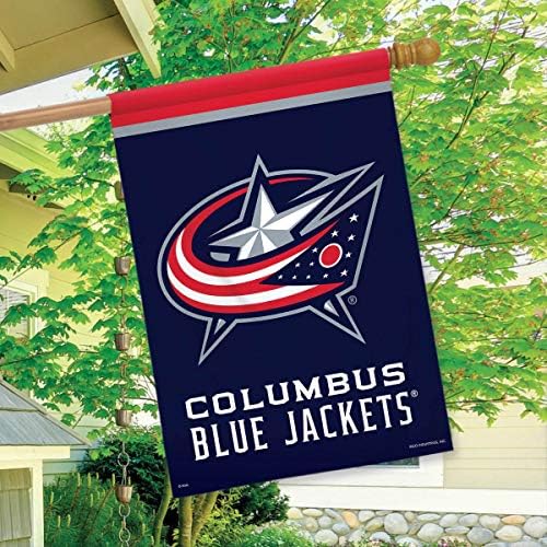 Columbus Blue Jackets House Flag Hockey licenciado 28 x 40