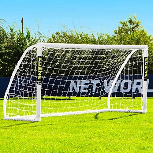 Forza 8ft x 4ft Match Soccer Goal | Acessórios de futebol no quintal | Rede de futebol infantil