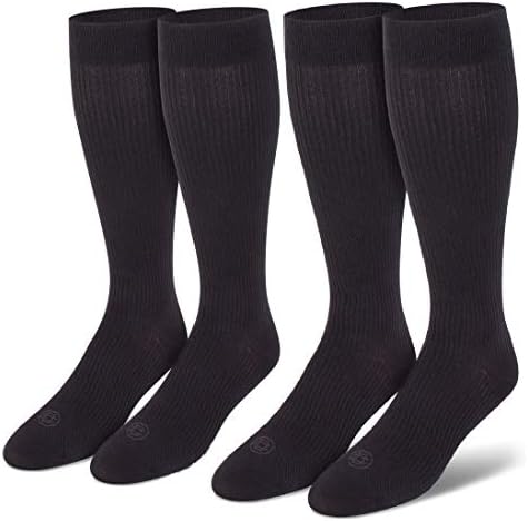 Doctor's Choice Compressão Meias para homens, 8-15 mmhg, meias de compressão de bezerro largas para homens, meias de