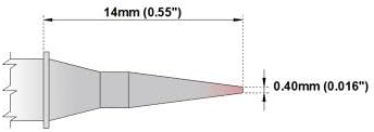 Thermaltronics pm75c300 cônico 0,4mm intercambiável para Metcal SFP-CNL04