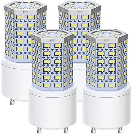 10W GU24 Base 2 lâmpadas LED de ponta, 1500 lúmens 6000k Mini Twist Lock Bulb, 120-277 TOLTAGE-4PACK