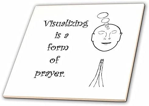 Visualização 3drose é uma forma de oração com a pessoa orando as mãos desenhando - azulejos