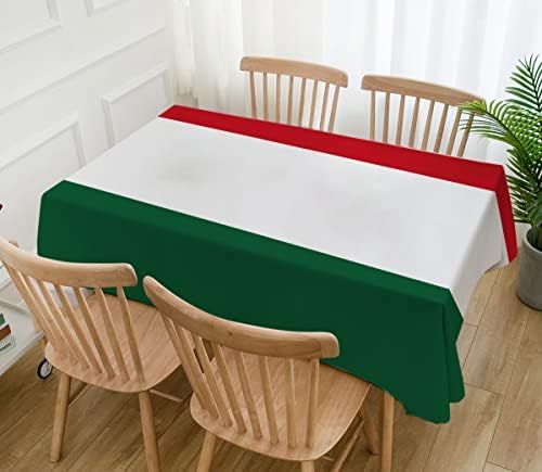 Hafangry Toclagem de mesa italiana para decoração de festa com tema italiana Decoração de casa de cozinha decoração-60 × 84 polegadas