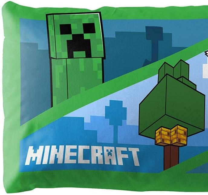 Tampa do travesseiro corporal do Minecraft