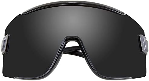Karsaer Vision Big Shield Wraparound Sunglasses Rave For Men Women Neon Sun Visor Glasses Cycling Ski Tonses 80s 90s