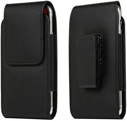 Carregando capa de telefone para homens de couro de couro de couro coldre compatível com iPhone 6,6s, 12 mini, se
