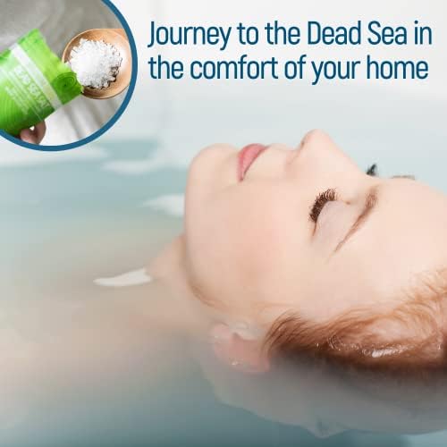 Sal do mar morto - sais do mar morto para imersão - flocos de magnésio para sal de banho - sais de banho para mulheres