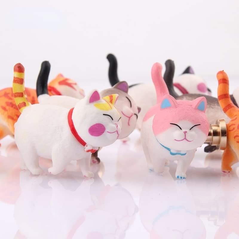Cartoon Gabinete de gato botões de resina criativa Móveis Handles Handels de gaveta do quarto para crianças para alça de armário colorido -
