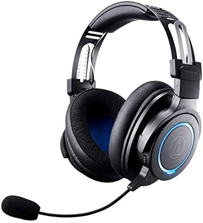 Audio-Technica ATH-G1WL Premium Wireless Gaming Headset para laptops, PCs e Macs, 2,4 GHz, 7.1 Modo de som surround,