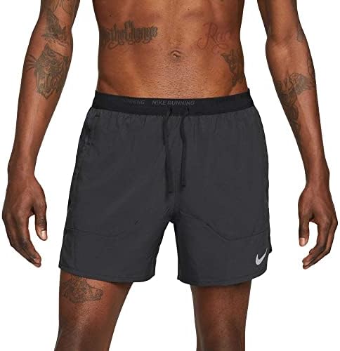 Nike dri-fit stride masculino de 5 shorts de corrida forrados