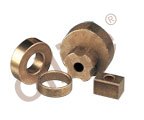 Manterna de bronze sinterizada genuína Oilite® rolando 12 mm. ID x 15 mm. Od x 16 mm. Comprimento