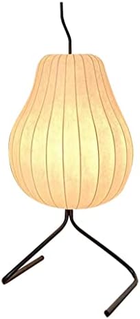 Lâmpada de piso de seda wabi-sabi npzhd japonesa na antiga lâmpada da atmosfera do quarto da sala de estar