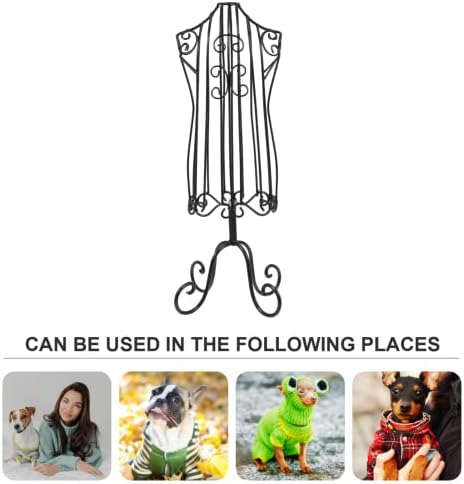 Balacoo Kids cabides infantil mannequim de arame de metal formulários para costurar vestido de cachorro formulário vestido