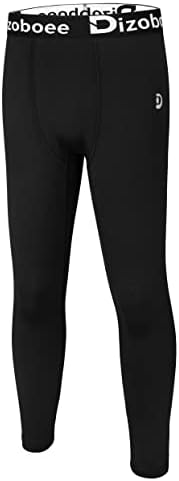 Dizoboee Boys Compression calças de perneiras de perneiras para esportes para jovens crianças atléticas de basquete Base Camada