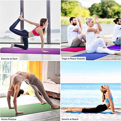 Zlolia Yoga, amigável para o MAT de ioga e fitness tatnes, tapete para todo o tipo de ioga, pilates e exercícios de