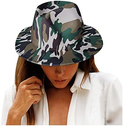 Chapéu impresso Camuflagem de camuflagem Costumes jazz para feminino para mulheres para festas Caps de beisebol Universal Athletic