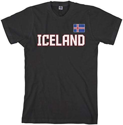 T-shirt de orgulho nacional da Islândia Threadrock Men