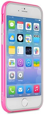 Puro ipc655bumperpnk tampa de para -choque para iPhone 6 Plus LCD Protective Film incluído, rosa claro