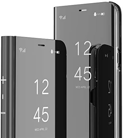 Memaxelus Flip Case para Samsung Galaxy S23 Ultra 5G, Galaxy S23 Ultra Caso com Kickstand Makeup espelho Multifunção Case de proteção