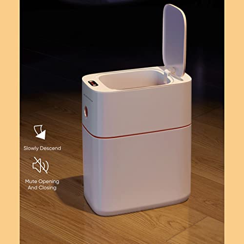Zsedp Smart Sensor Lixo pode eletrônico automático banheiro desperdício de lixo lixeiras