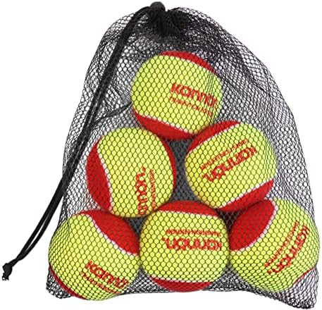 Bolas de tênis vermelhos para crianças- 75%de baixa compressão estágio de 3 polegadas Bola de tênis para iniciantes para iniciantes