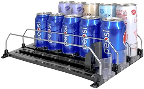 Soda CAN Organizador para geladeira, organizador de bebidas auto-empolgantes para geladeira, dispensador de bebida
