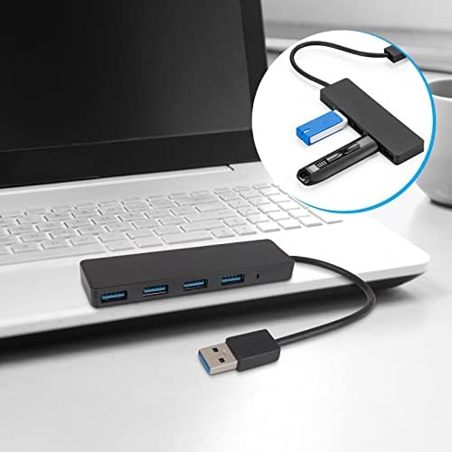 Onvbeq 4-porta USB 3 0 Ultra Slim Data Hub para Surface Pro para XPS for Notebook PC para unidades flash USB para