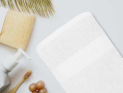Toalhas de banho de linho de linho softêx de 2 toalhas brancas de 35x70 de banho macias, macias, secas rápidas, absorventes, premium,