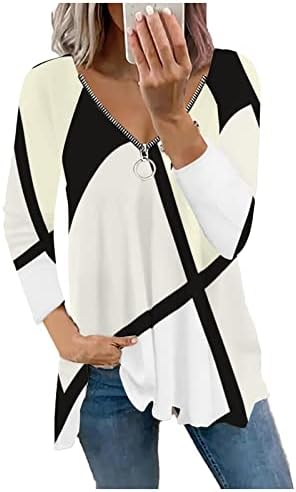 Camisa de tamanho grande para mulheres outono de manga longa Casual Camise