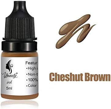 Ttoogo Microblading Ink - 5ml Acessório de microblading Professional Profissional para colorir Tatlow Tattoo Tint Gentle para