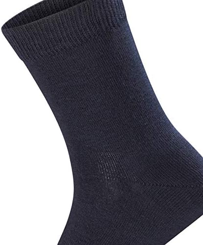 FALKE UNISISEX Child Family Cotton Casual Sock, Blue, EUA 3-6 9-12 anos Crianças 35-38