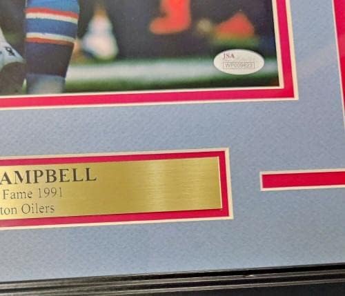 Earl Campbell assinou autografado 11x14 Photo Framed Oilers JSA - fotos autografadas da NFL