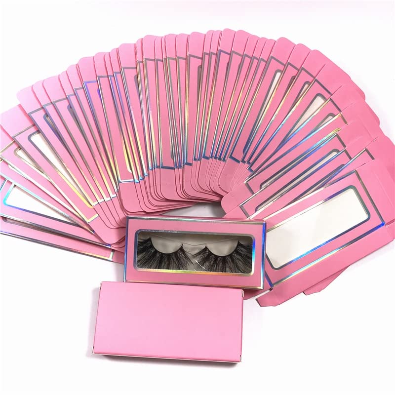 Caixas de embalagem de pálpebras de papel caixas de cílios embalagem 10mm-25mm Caso de cílios em massa