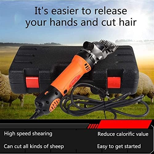 Zapion Hair Harding Trimmer Electric Clipper Sheep tesouras 750W Profissional Hair Duty Clipper Pet Trimmer 6 Velocidades