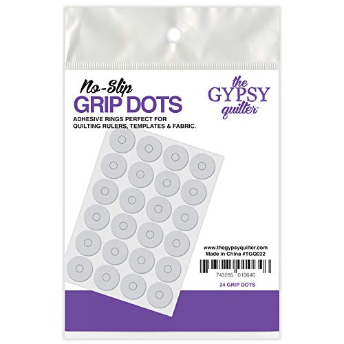 Gypsy Quilter Slip Grip Dots Go réguas e acessórios